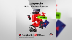 XalqKart ilə “Baku Electronics” mağazalarında 5 % keşbek/bonus!