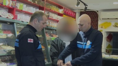 Gürcüstanda qanunsuz yaşayan azərbaycanlılar saxlanıldı - VİDEO