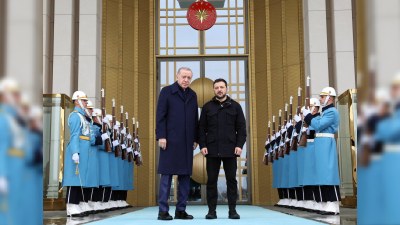 Ərdoğanla Zelenskinin görüşü başladı - Yenilənib