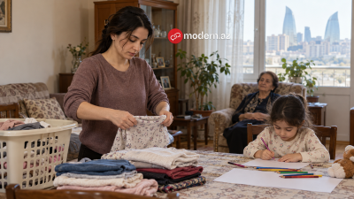 Azərbaycanda yarım milyondan çox qadın ailə qayğılarına görə işləmir