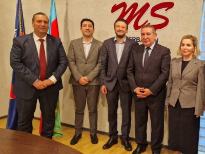 Avropa Şurasının nümayəndələri Mətbuat Şurasında - FOTOLAR