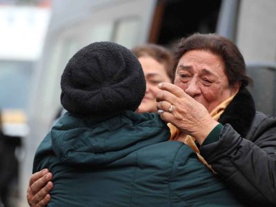 Laçında belə sevindilər... - FOTOLAR