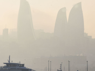 Bakıda tozlu hava müşahidə olunur