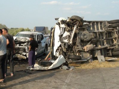 İmişlidə dəhşətli qəza - 3 ölü, 1 yaralı