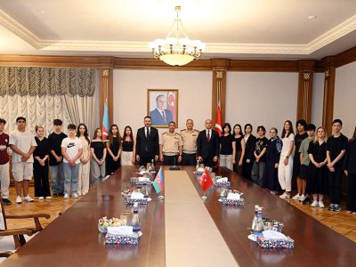 Zakir Həsənov türkiyəli şəhid ailələri ilə görüşdü - GÖRÜNTÜ