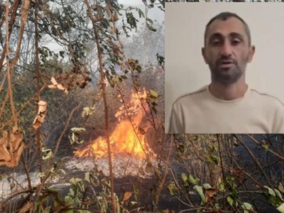 Xocavənddə doğmalarının məzarını ziyarət edən şəxs yanğına səbəb oldu