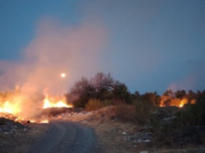 Qəbələdə yanğın törədən şəxs saxlanıldı