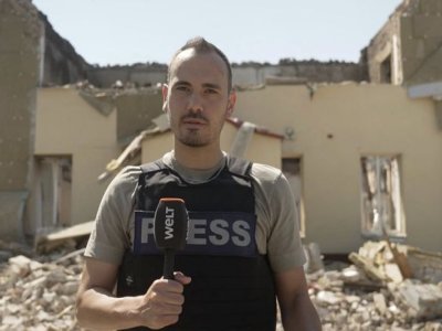 Dron hücumu zamanı jurnalist yaralandı