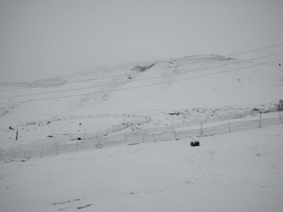 Qubaya 10 santimetr qar yağdı, mənfi 3 dərəcə şaxta var - FOTO