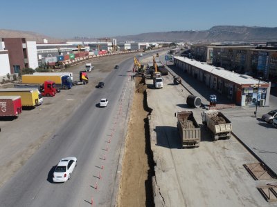 Lökbatanda 23 kilometrlik kollektor və sutəmizləyici qurğu tikilir - FOTOLAR