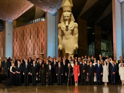 Sahibə Qafarova Böyük Misir Muzeyinin açılışında - FOTO