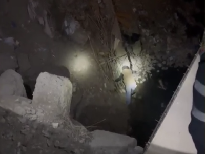 Gəncədə azyaşlı oğlan çay dərəsinə düşdü - VİDEO