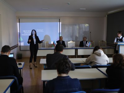 Gəncə Dövlət Universitetində seminar keçirilib - FOTO