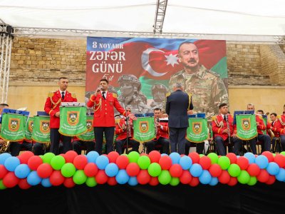 UNEC-də Zəfər Gününün 5 illiyi qeyd edilib - FOTO