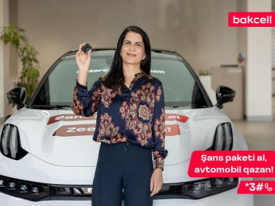 Bakcell abunəçisi 1 AZN-lə lüks avtomobil sahibi olub
