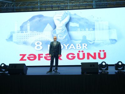 Binəqədidə də Zəfər Günü qeyd olundu - Fotolar