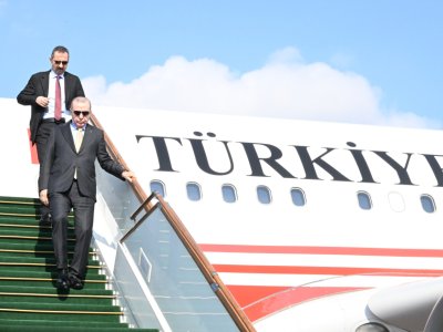 Ərdoğan Azərbaycana gəldi - FOTO