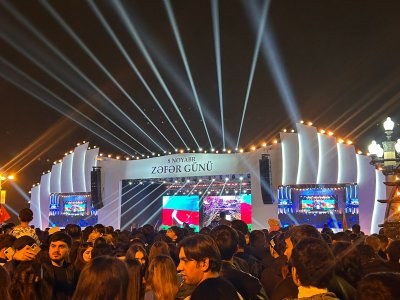 Bakıda Zəfər Günü qeyd edilir