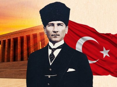 “Sezar, İskəndər, Napoleon, ayağa qalxın, böyüyünüz Atatürk gəlir!”
