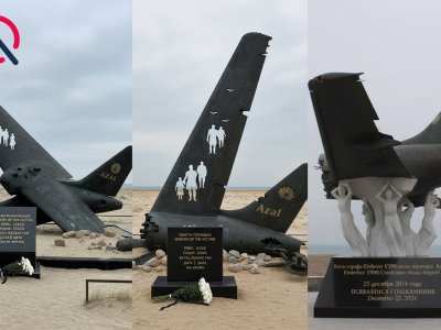 Qazaxıstanda qəzaya uğrayan təyyarəmizə abidə ucaldılacaq