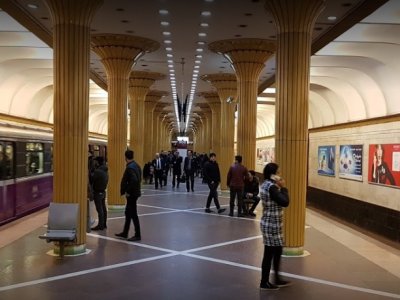 Metronun bu stansiyasının əsas çıxışlarından biri bağlandı