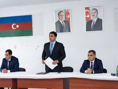 Neftçalanın icra başçısı səyyar görüş keçirib - FOTO