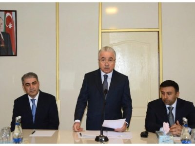 Göyçayın icra başçısı kollektivə təqdim olundu - FOTO