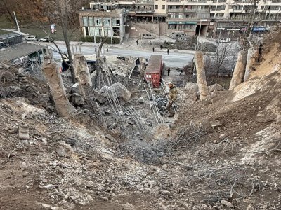 Rusiyanın Kiyevə son hücumu zamanı Azərbaycan səfirliyinin ərazisinə ciddi ziyan dəyib