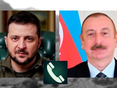 Zelenski İlham Əliyevlə danışdı