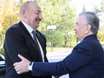 Prezidentin Özbəkistan səfərindən GÖRÜNTÜLƏR