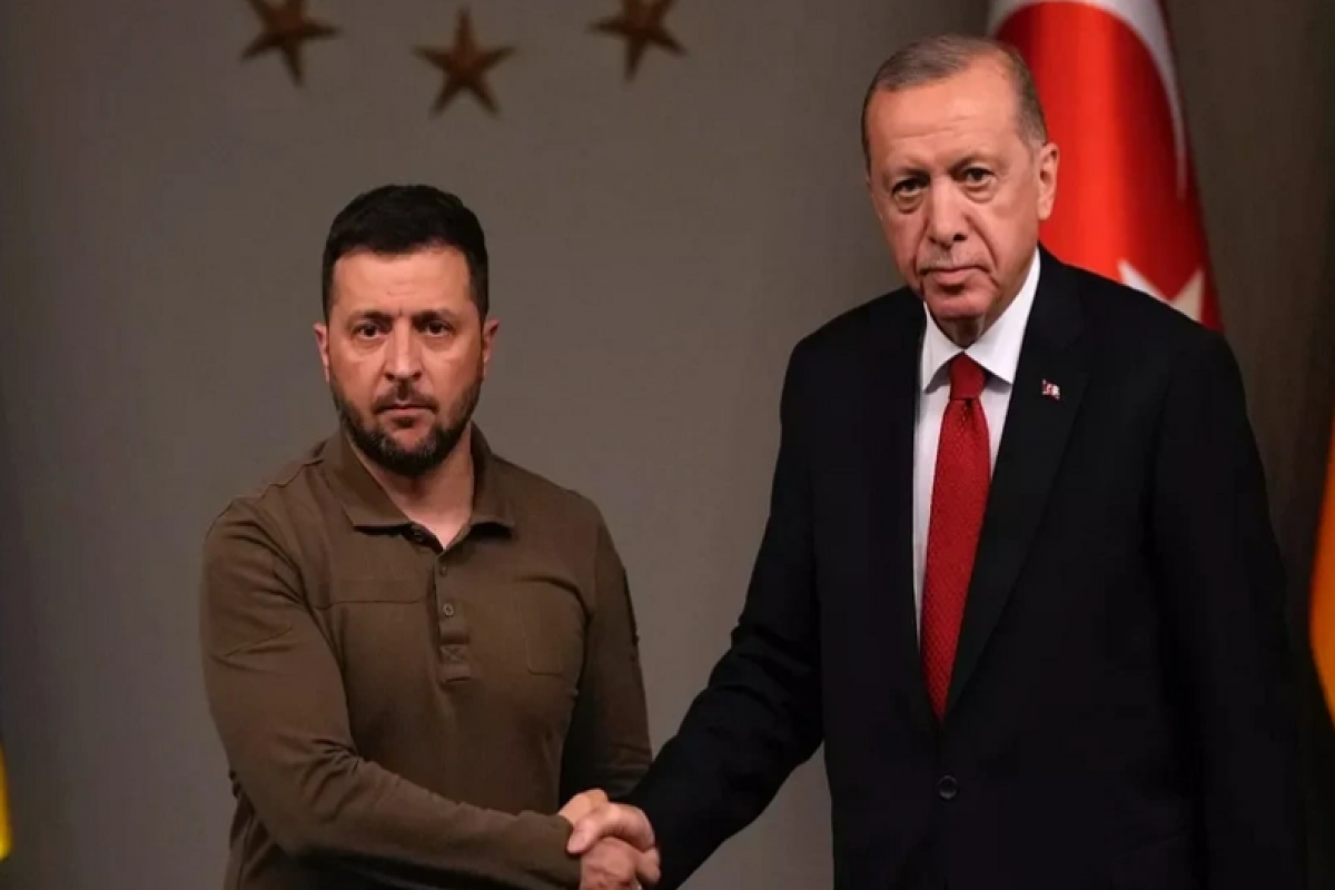 Ərdoğan Zelenski görüşü BAŞLAYIB