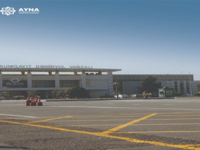 Sumqayıtda yeni nəqliyyat mübadilə mərkəzi yaradıldı - FOTOLAR