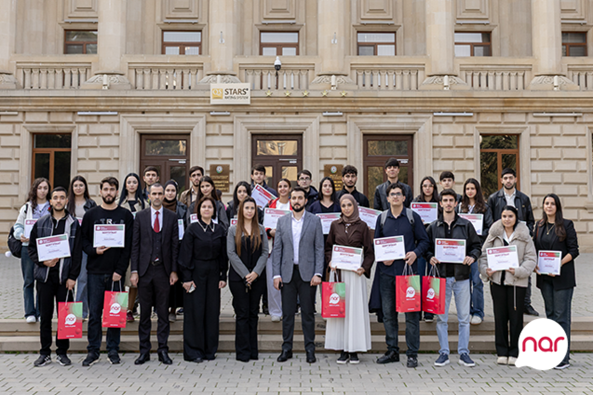 Nar tələbələri üçün təlim keçdi - FOTO