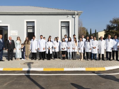 Leyla Əliyeva və Alena Əliyeva Baytarlıq Klinikası ilə tanış oldular - FOTO