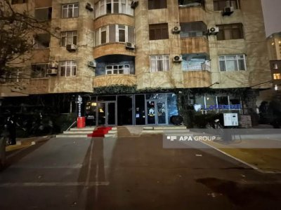 Yanğın olan binaya hələ də sakinlər buraxılmır