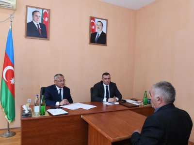 Biləsuvarda keçmiş məcburi köçkünlərin müraciətləri dinlənilib - FOTO