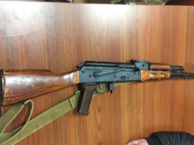 Sumqayıtda "Kalaşnikov" tapıldı