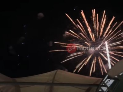 Kəlbəcərdə atəşfəşanlıq - VİDEO