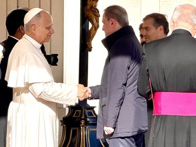 Ceyhun Bayramov Roma Papası ilə görüşdü