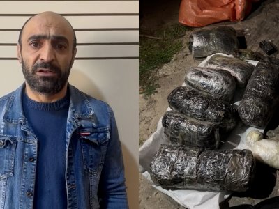 Keçmiş məhkum 10 kq narkotiklə tutuldu