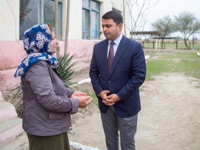 Neftçalanın icra başçısı səyyar görüşlər keçirib - FOTOLAR