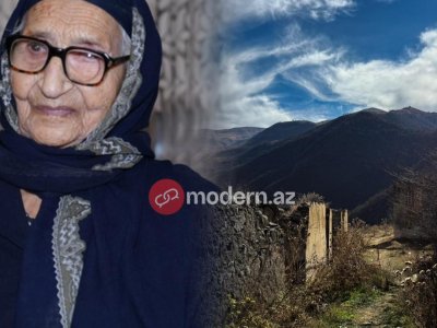 113 yaşlı Xeyrənsə nənə: Dünyanın ən gözəl yerinə köçmüşəm!