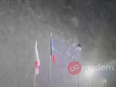 Kəlbəcərə qar yağır - GÖRÜNTÜ