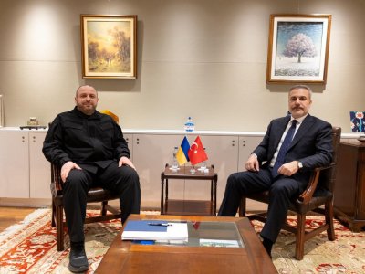 Hakan Fidan Umerovla görüşdü