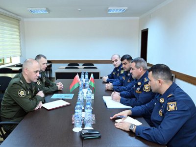 Azərbaycanla Belarusun hərbi mütəxəssisləri görüşdü - FOTO