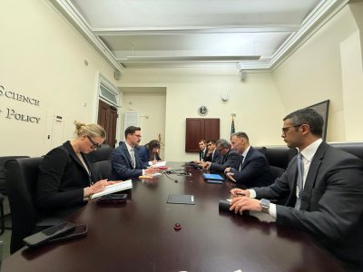 Rəşad Nəbiyev İtan Klayn ilə görüşdü