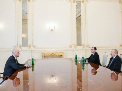 İlham Əliyev qəbul keçirdi - FOTO