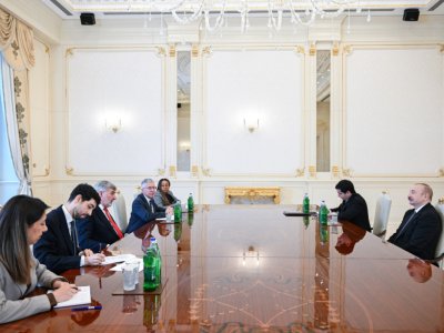 Britaniyan nümayəndəsi Prezidentin qəbulunda