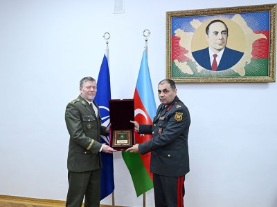 Hərbçilərimiz NATO nümayəndələri görüşdü - FOTO