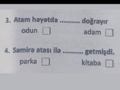Qalmaqallı test sualı ilə bağlı rəsmi açıqlama